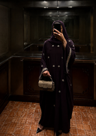 Aks Caftan - deep fig